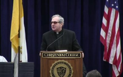 Fr. Spitzer’s Commencement Address, Christendom College, 2019